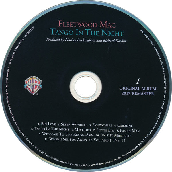Fleetwood Mac : Tango In The Night (Album,Reissue,Remastered)