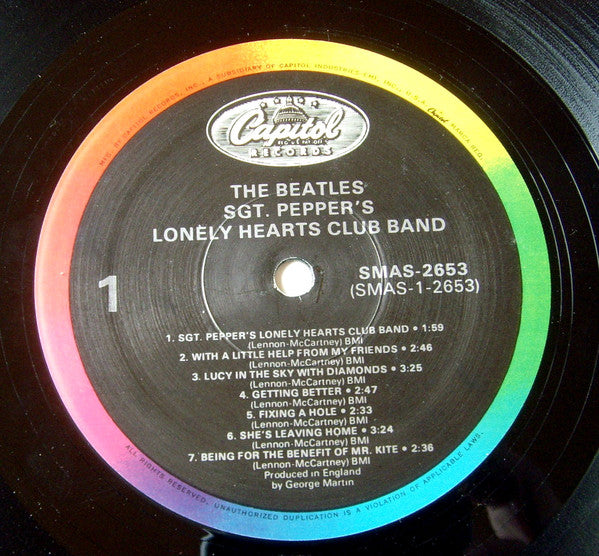 Beatles, The : Sgt. Pepper's Lonely Hearts Club Band (LP,Album,Reissue)