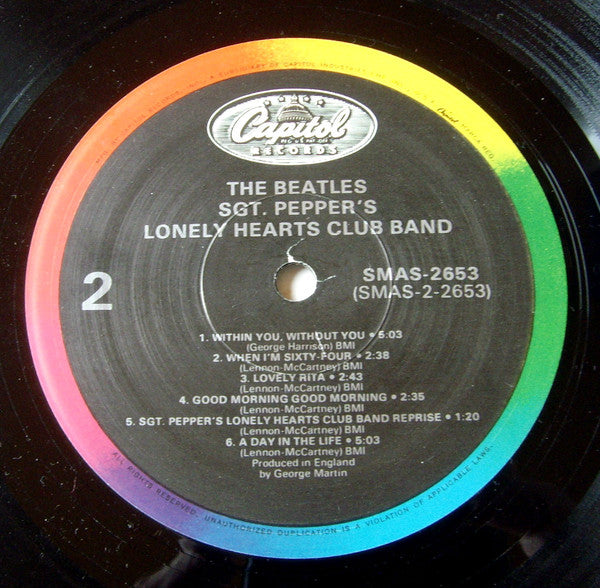 Beatles, The : Sgt. Pepper's Lonely Hearts Club Band (LP,Album,Reissue)
