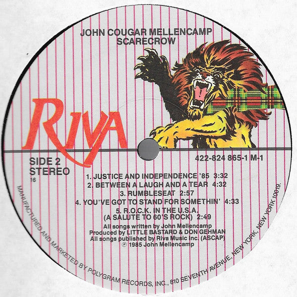 John Cougar Mellencamp : Scarecrow (LP,Album,Stereo)