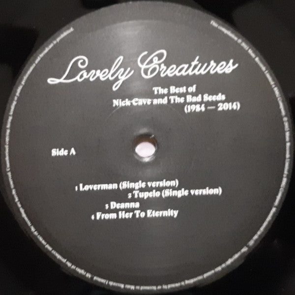 Nick Cave & The Bad Seeds : Lovely Creatures (The Best Of Nick Cave And The Bad Seeds) (1984 – 2014) (LP,Compilation,Remastered)