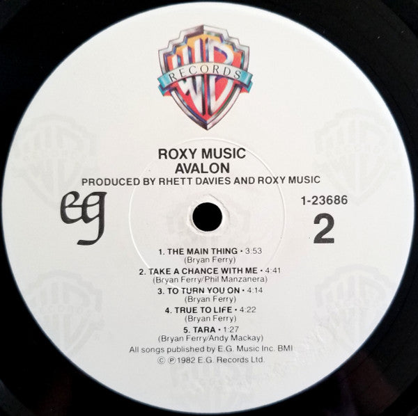 Roxy Music : Avalon (LP,Album)