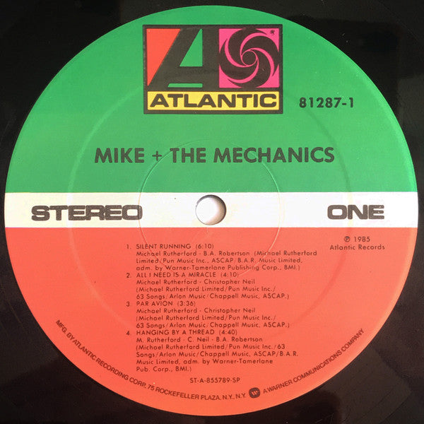 Mike & The Mechanics : Mike + The Mechanics (LP,Album,Stereo)