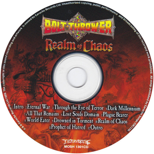 Bolt Thrower : Realm Of Chaos (Album,Reissue)
