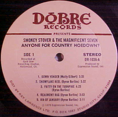Smokey Stover & The Magnificent Seven : Anyone For Country Hoedown? (LP,Album)