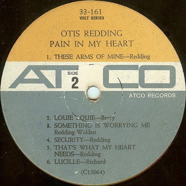 Otis Redding : Pain In My Heart (LP,Album,Mono)