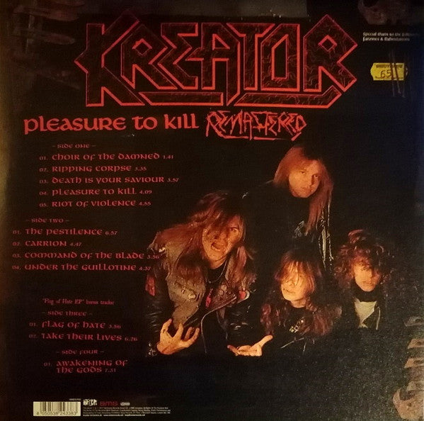 Kreator : Pleasure To Kill (LP,Album,Reissue,Remastered)