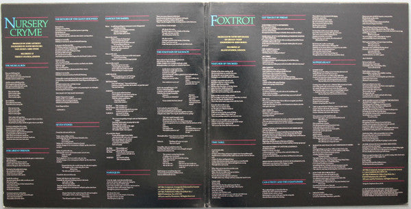 Genesis : Nursery Cryme / Foxtrot (LP,Compilation)