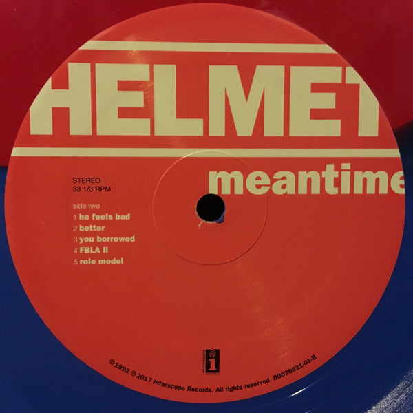 Helmet (2) : Meantime (LP,Limited Edition,Reissue)