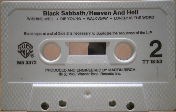 Black Sabbath : Heaven And Hell (Album)