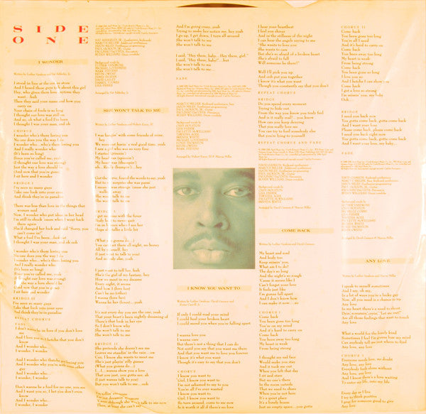 Luther Vandross : Any Love (LP,Album)