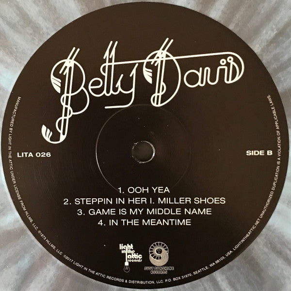 Betty Davis : Betty Davis (LP,Album,Club Edition,Reissue,Remastered,Repress,Stereo)