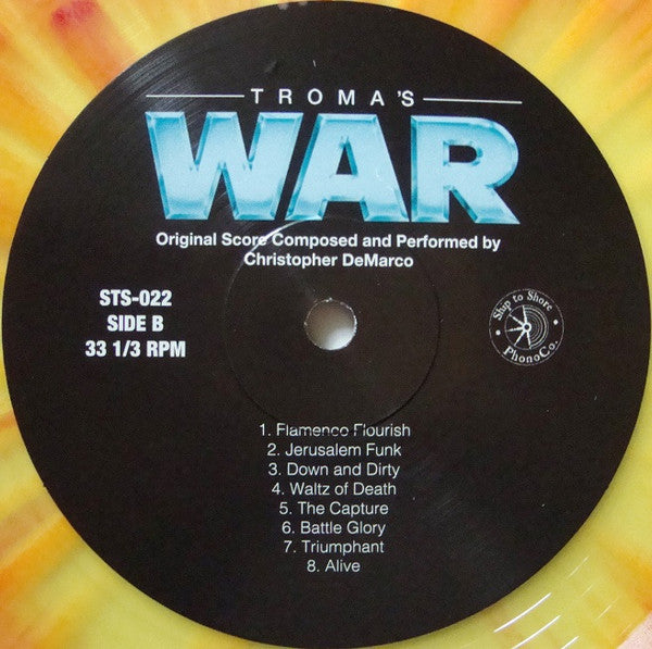 Chris DeMarco (2) : Troma's War (Original Motion Picture Soundtrack) (LP,Album,Limited Edition,Remastered,Stereo)