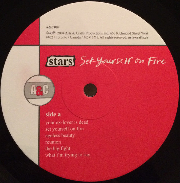 Stars : Set Yourself On Fire (LP,Album,Reissue)