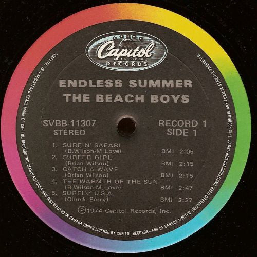 Beach Boys, The : Endless Summer (LP,Compilation,Reissue)
