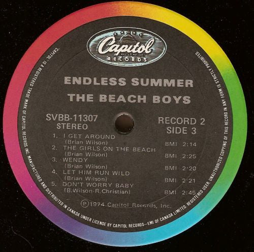 Beach Boys, The : Endless Summer (LP,Compilation,Reissue)