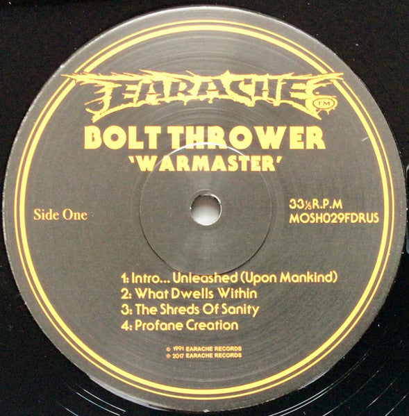 Bolt Thrower : Warmaster (LP,Album,Reissue,Remastered)