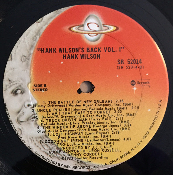 Leon Russell : Hank Wilson's Back Vol. I (LP,Album,Reissue)