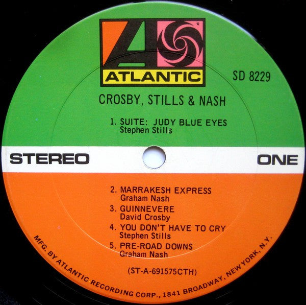 Crosby, Stills & Nash : Crosby, Stills & Nash (LP,Album,Stereo)