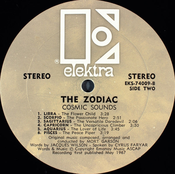 Zodiac, The : Cosmic Sounds (LP,Album,Stereo)