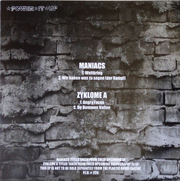 Maniacs (3), Zyklome A : Maniacs / Zyklome A (7",EP)