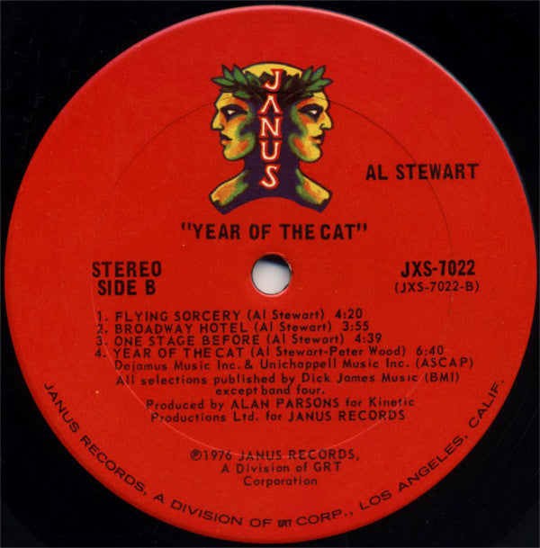 Al Stewart : Year Of The Cat (LP,Album)