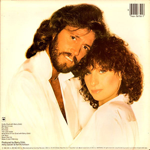Barbra Streisand : Guilty (LP,Album)