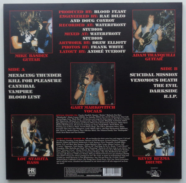 Blood Feast : Kill For Pleasure (LP,Album,Limited Edition,Reissue,Repress)