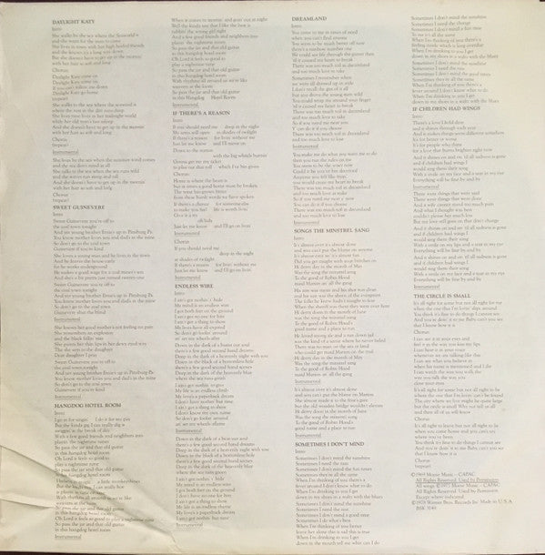 Gordon Lightfoot : Endless Wire (LP,Album)