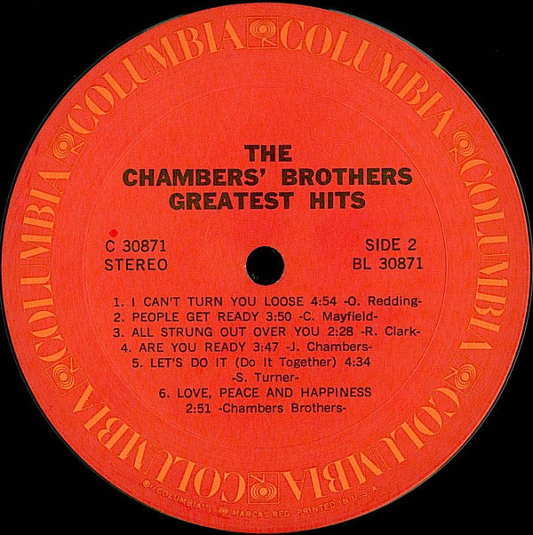 Chambers Brothers, The : The Chambers Brothers' Greatest Hits (LP,Compilation)