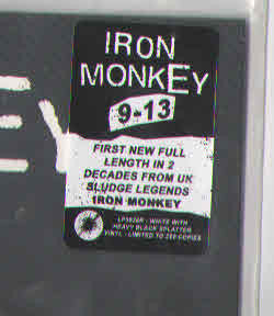 Iron Monkey (3) : 9-13 (LP,Album,Limited Edition)