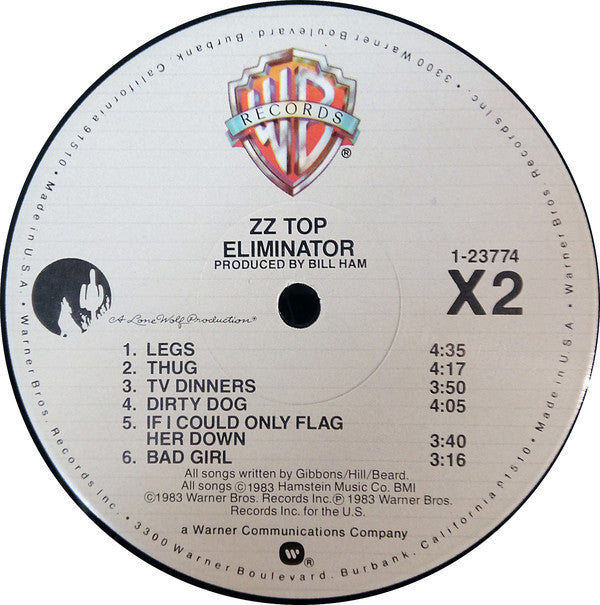 ZZ Top : Eliminator (LP,Album)