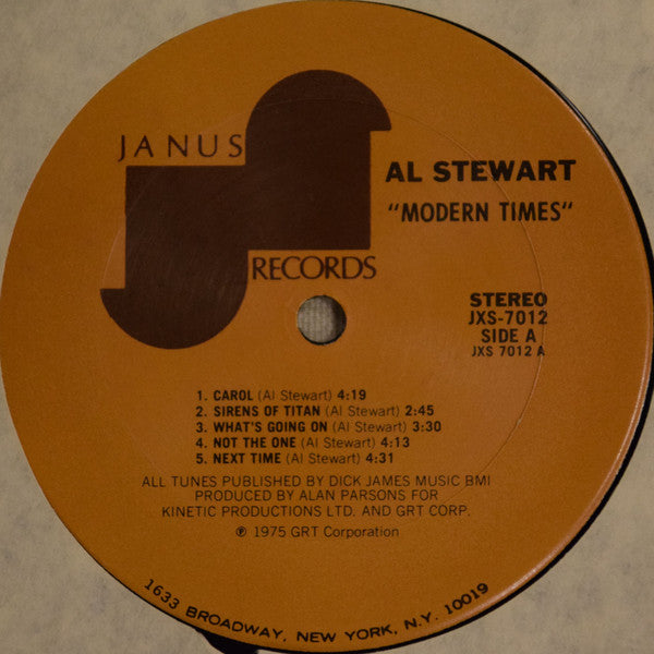Al Stewart : Modern Times (LP,Album)