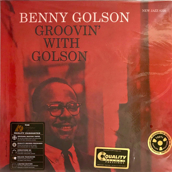 Benny Golson : Groovin' With Golson (LP,Album,Limited Edition,Numbered,Reissue,Remastered,Stereo)
