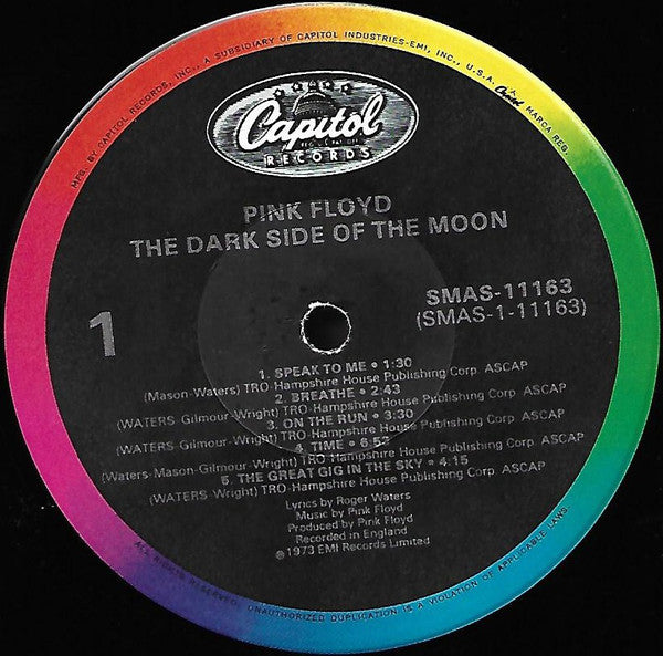 Pink Floyd : The Dark Side Of The Moon (LP,Album,Reissue)