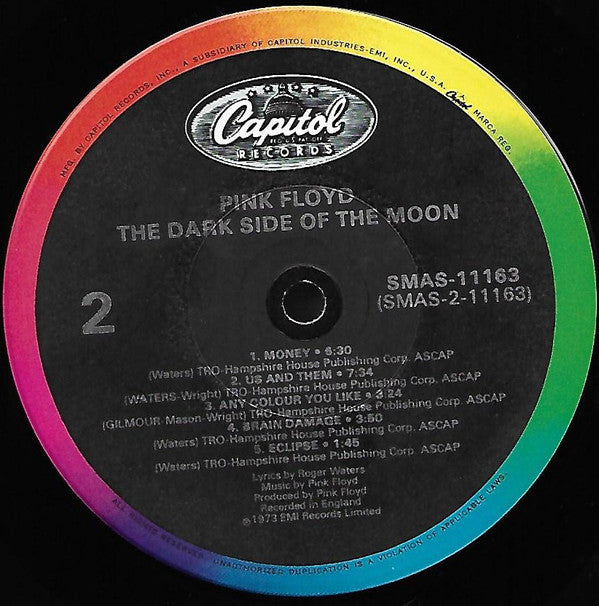 Pink Floyd : The Dark Side Of The Moon (LP,Album,Reissue)
