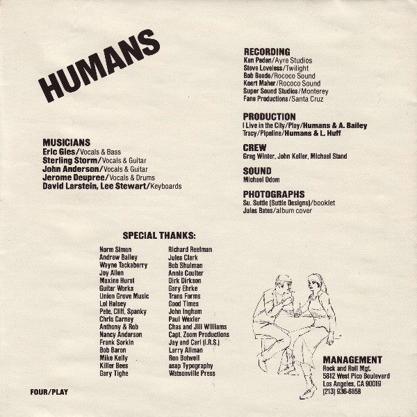 Humans, The : Play (7",33 ⅓ RPM,EP)