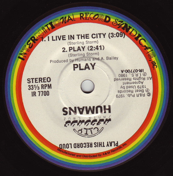 Humans, The : Play (7",33 ⅓ RPM,EP)