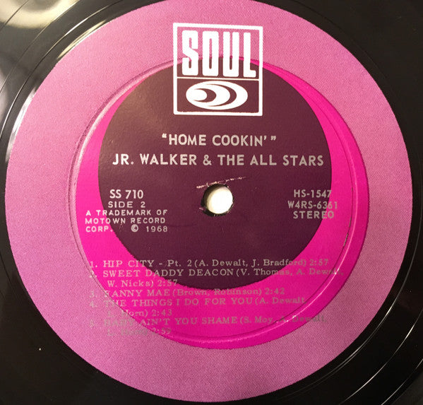 Junior Walker & The All Stars : Home Cookin' (LP,Album,Stereo)