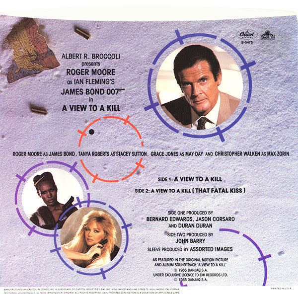 Duran Duran : A View To A Kill (7",45 RPM,Single)