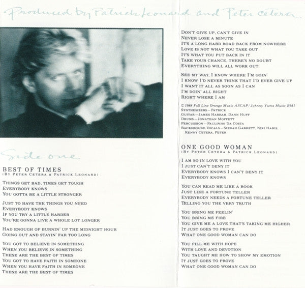 Peter Cetera : One More Story (Album)