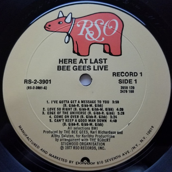 Bee Gees : Here At Last - Live (LP,Album)