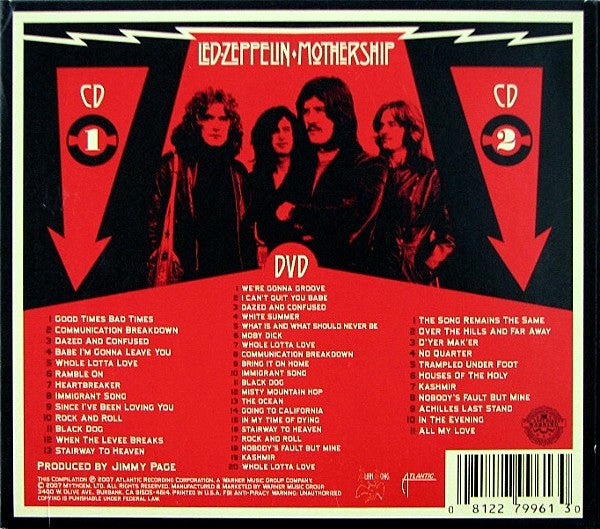 Led Zeppelin : Mothership (Compilation,Remastered)