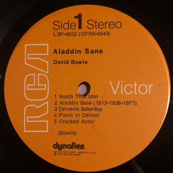 David Bowie : Aladdin Sane (LP,Album,Stereo)