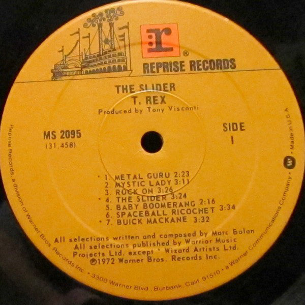 T. Rex : The Slider (LP,Album,Reissue)