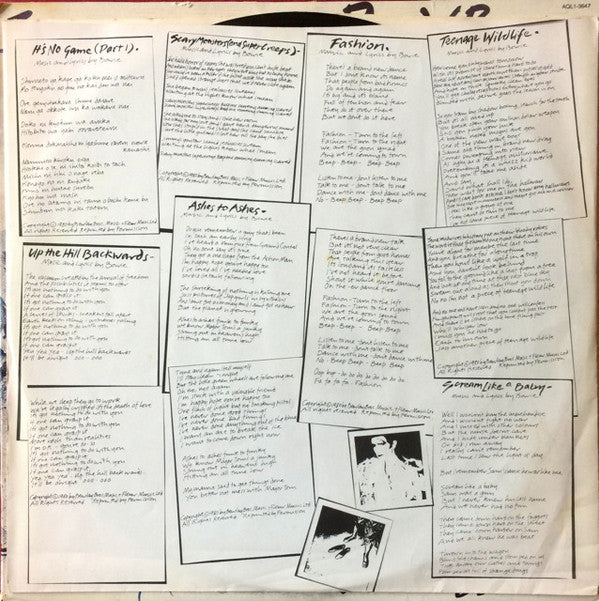 David Bowie : Scary Monsters (LP,Album,Repress,Stereo)