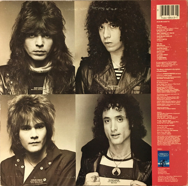 Quiet Riot : Metal Health  (LP,Album)