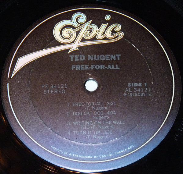 Ted Nugent : Free-For-All (LP,Album,Reissue)