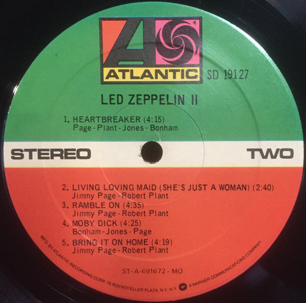 Led Zeppelin : Led Zeppelin II (LP,Album,Reissue)