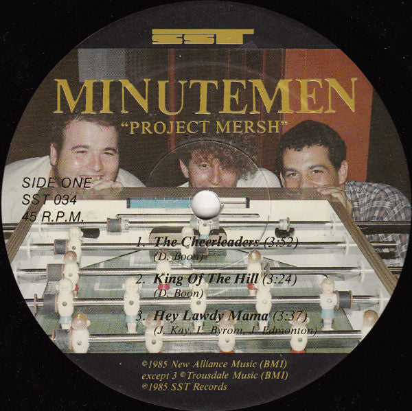 Minutemen : Project: Mersh (12",45 RPM,EP)